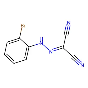Propanedinitrile, [(2-bromophenyl)hydrazono]- structure