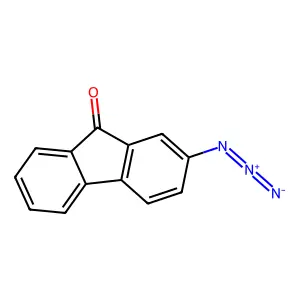 Fluoren-9-one, 2-azido- structure