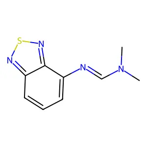 4-(Dimethylamino)methyleneamino-2,1,3-benzothiadiazole structure