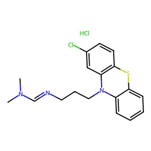 C18H20ClN3S.ClH structure