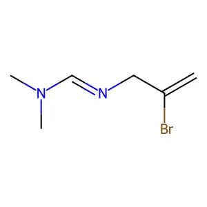 N,N-Dimethyl-N'-(2-bromoallyl)formamidine structure