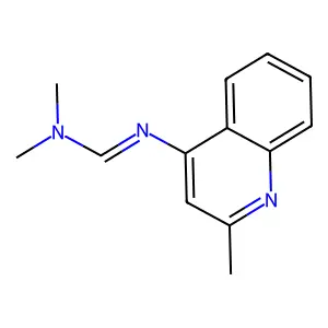 4-(Dimethylamino)methyleneaminoquinaldine structure