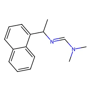Formamidine, N,N-dimethyl-N'-(1-(1-naphthyl)ethyl)- structure