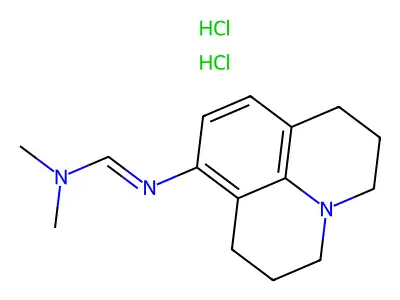 N,N-Dimethyl-N'-(9-julodinyl)-formamidine, dihydrochloride structure