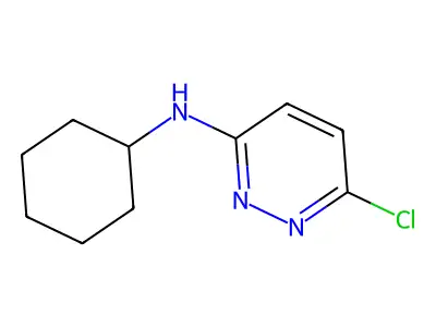 3-Chloro-6-(cyclohexylamino)pyridazine structure