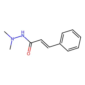 N',N'-dimethyl-3-phenylprop-2-enehydrazide structure
