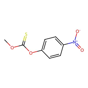 O-Methyl O-(4-nitrophenyl) carbonothioate structure