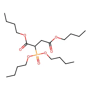 Dibutyl 2-(dibutylphosphono) succinate structure