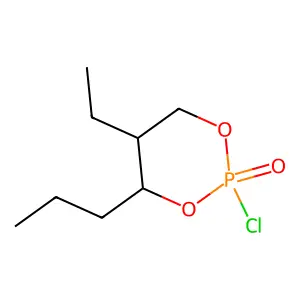 2-Chloro-5-ethyl-2-oxo-4-propyl-1,3,2-dioxaphosphorinane structure