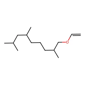 Ether, 2,6,8-trimethylnonyl vinyl structure