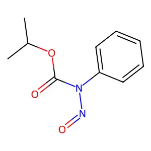 Carbanilic acid, N-nitroso-, isopropyl ester structure