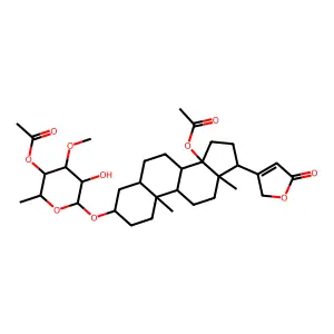 Neriifolin-diacetat structure