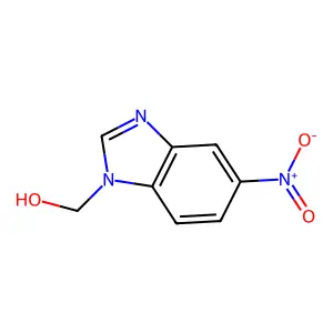 (5-Nitrobenzimidazol-1-yl)methanol structure