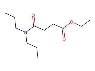 Ethyl 4-(dipropylamino)-4-oxobutanoate structure