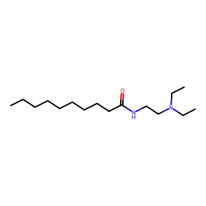 N-(2-(二乙氨基)乙基)癸酰胺 structure