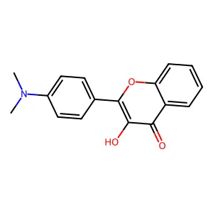 4'-Dimethylaminoflavonol structure