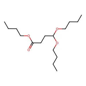 Butyl 4,4-dibutoxybutanoate structure