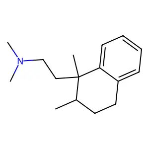 2-(1,2-Dimethyl-1,2,3,4-tetrahydronaphthalen-1-yl)-N,N-dimethylethan-1-amine structure