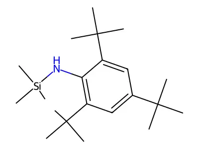2,4,6-Tri-tert-butyl-N-(trimethylsilyl)aniline structure