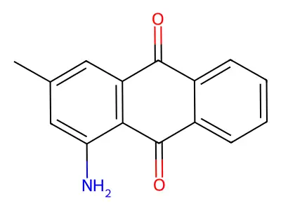 9,10-Anthracenedione, 1-amino-3-methyl- structure