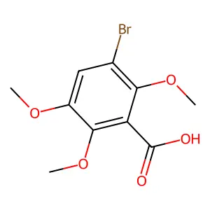 3-Bromo-2,5,6-trimethoxybenzoic acid structure