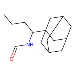 N-(1-金刚烷基-1-丁基)甲酰胺 structure