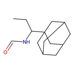 N-(1-金刚烷基-1-丙基)甲酰胺 structure