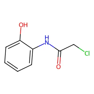 2-chloro-N-(2-hydroxyphenyl)acetamide structure