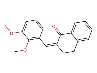 2-[(2,3-Dimethoxyphenyl)methylidene]-3,4-dihydronaphthalen-1-one structure