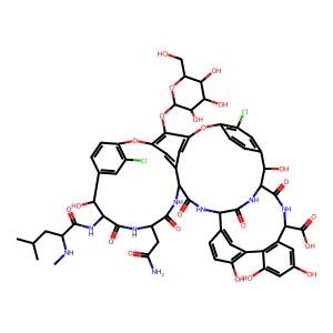 Desvancosaminyl Vancomycin structure