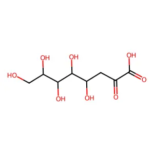 3-脱氧-D-甘露-辛酮糖酸 structure