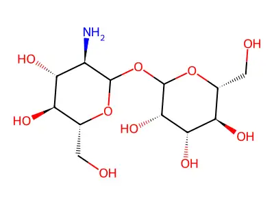 Hexopyranosyl 2-amino-2-deoxyhexopyranoside structure