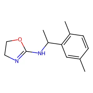 Benzylamine, N-(2-oxazolin-2-yl)-alpha,2,5-trimethyl- structure