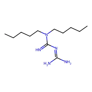 Biguanide, 1,1-dipentyl- structure