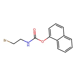 2-溴乙基氨基甲酸-1-萘酯 structure