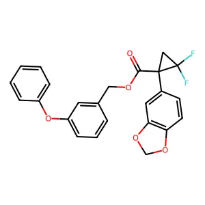3-phenoxybenzyl 1-(4-ethoxyphenyl)cyclopropanecarboxylate structure