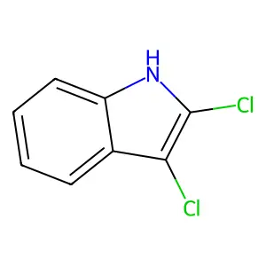 2,3-dichloro-1H-indole structure