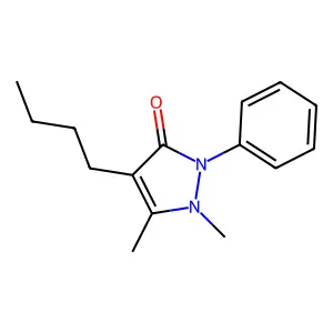 Antipyrine, 4-butyl- structure