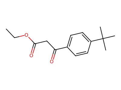 Ethyl 3-(4-tert-butylphenyl)-3-oxopropanoate structure