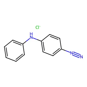 Benzenediazonium, 4-(phenylamino)-, chloride (1:1) structure