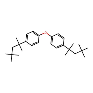 Benzene, 1,1'-oxybis(4-(1,1,3,3-tetramethylbutyl)- structure