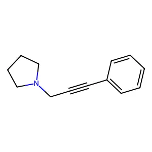 1-(3-Phenylprop-2-yn-1-yl)pyrrolidine structure