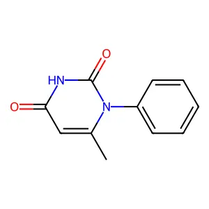 6-Methyl-1-phenyl-1,2,3,4-tetrahydropyrimidine-2,4-dione structure