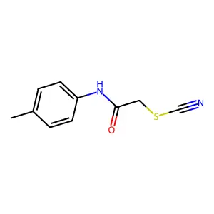 [2-(4-Methylanilino)-2-oxoethyl] thiocyanate structure