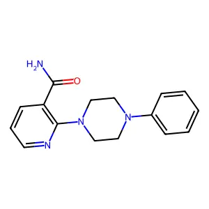2-(4-Phenylpiperazin-1-yl)pyridine-3-carboxamide structure