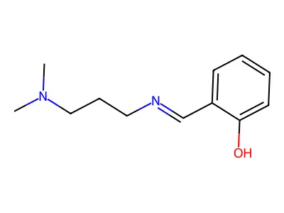 Phenol, 2-[[[3-(dimethylamino)propyl]imino]methyl]- structure