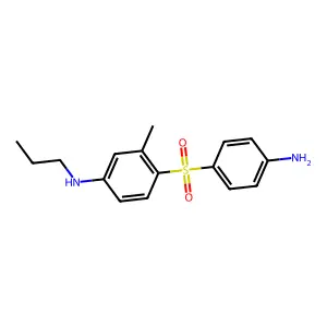 4'-Amino-4-n-propylamino-2-methyldiphenylsulfone structure