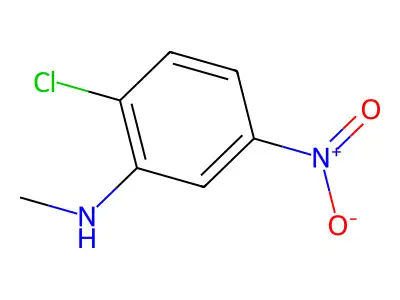 2-chloro-N-methyl-5-nitroaniline structure