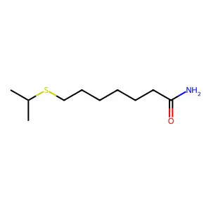7-异丙硫基庚酰胺 structure