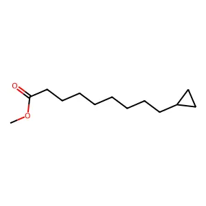 Methyl 9-cyclopropylnonanoate structure